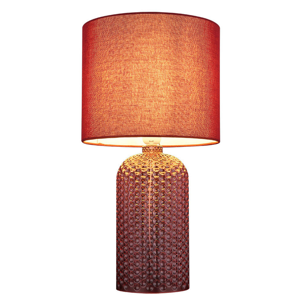 TISCHLEUCHTE SOFIA Glas Rot - Rot, Glas (26.5/26.5/50cm) - Globo Lighting