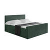 BOXBETT mit Matratze H4 und Lattenrost - TOLO-Z - 160x200 Cord - Dunkelgrün - Dunkelgrün, Holzwerkstoff (160/200cm) - ALTDECOR