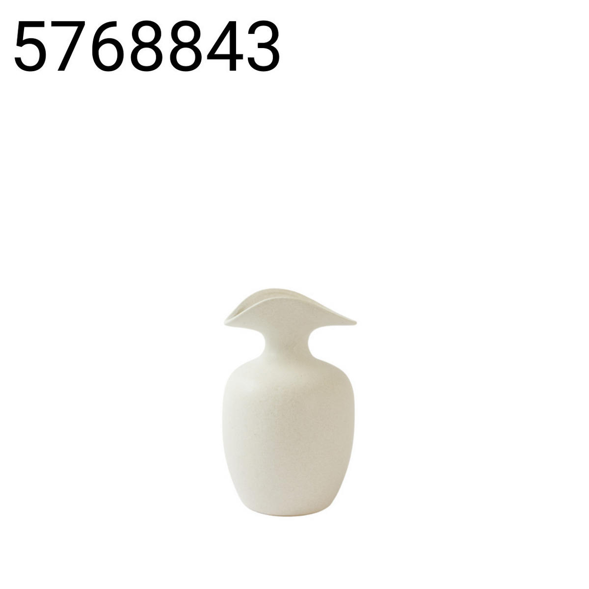 VASE Marillo - Weiß - 17/16/28 cm - Weiß, Keramik (28cm) - Light & Living