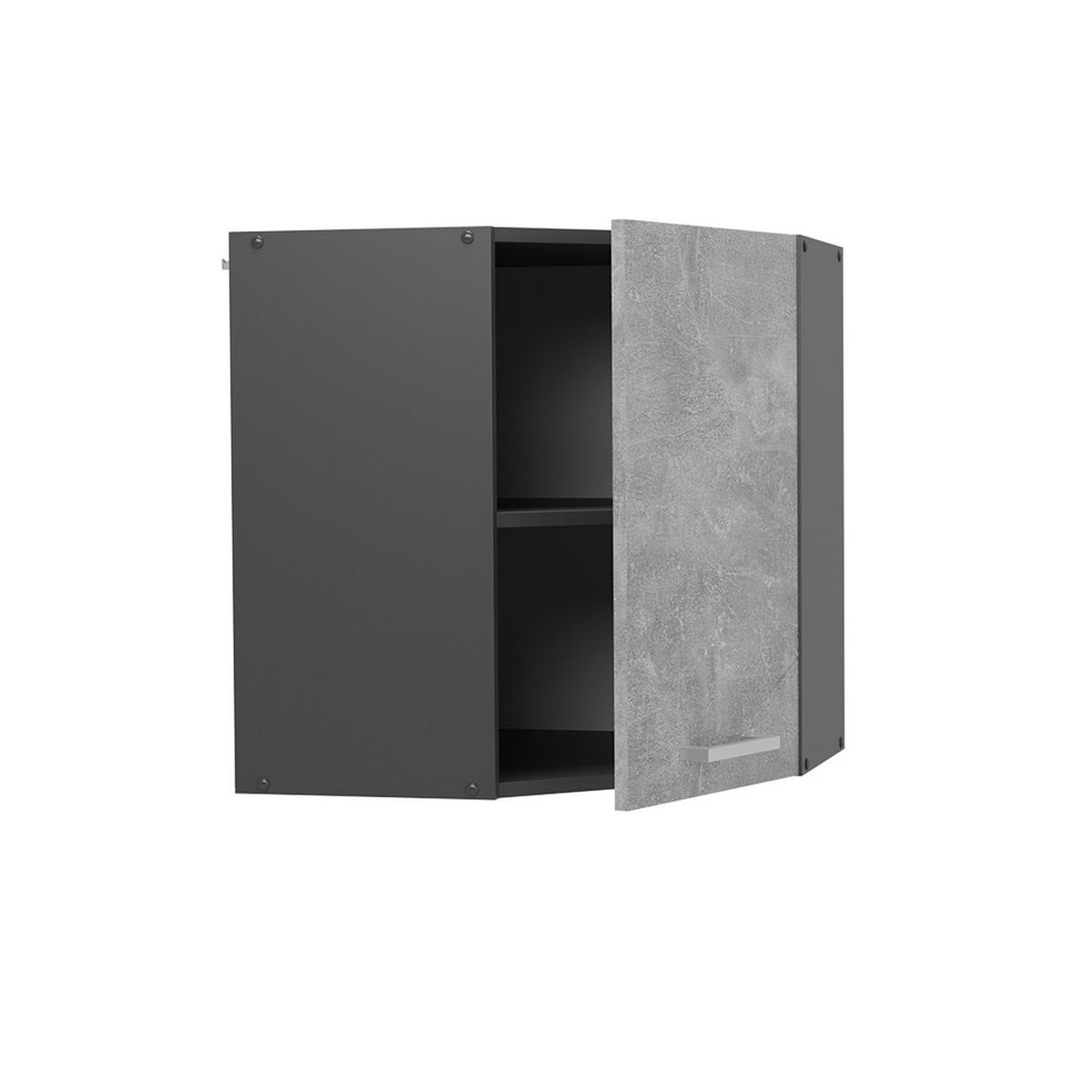 Anthrazit/Grau, Holzwerkstoff (57/60/34.1cm) - Vicco