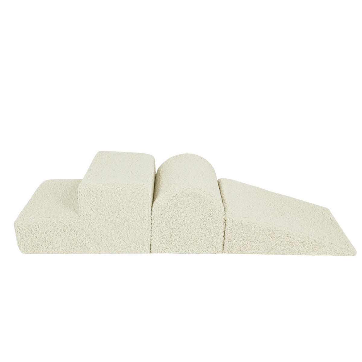 SCHAUMSTOFF-BAUSTEINE für Kinder, Bearly, Cremig - Creme, Textil (45/30/145cm) - MeowBaby