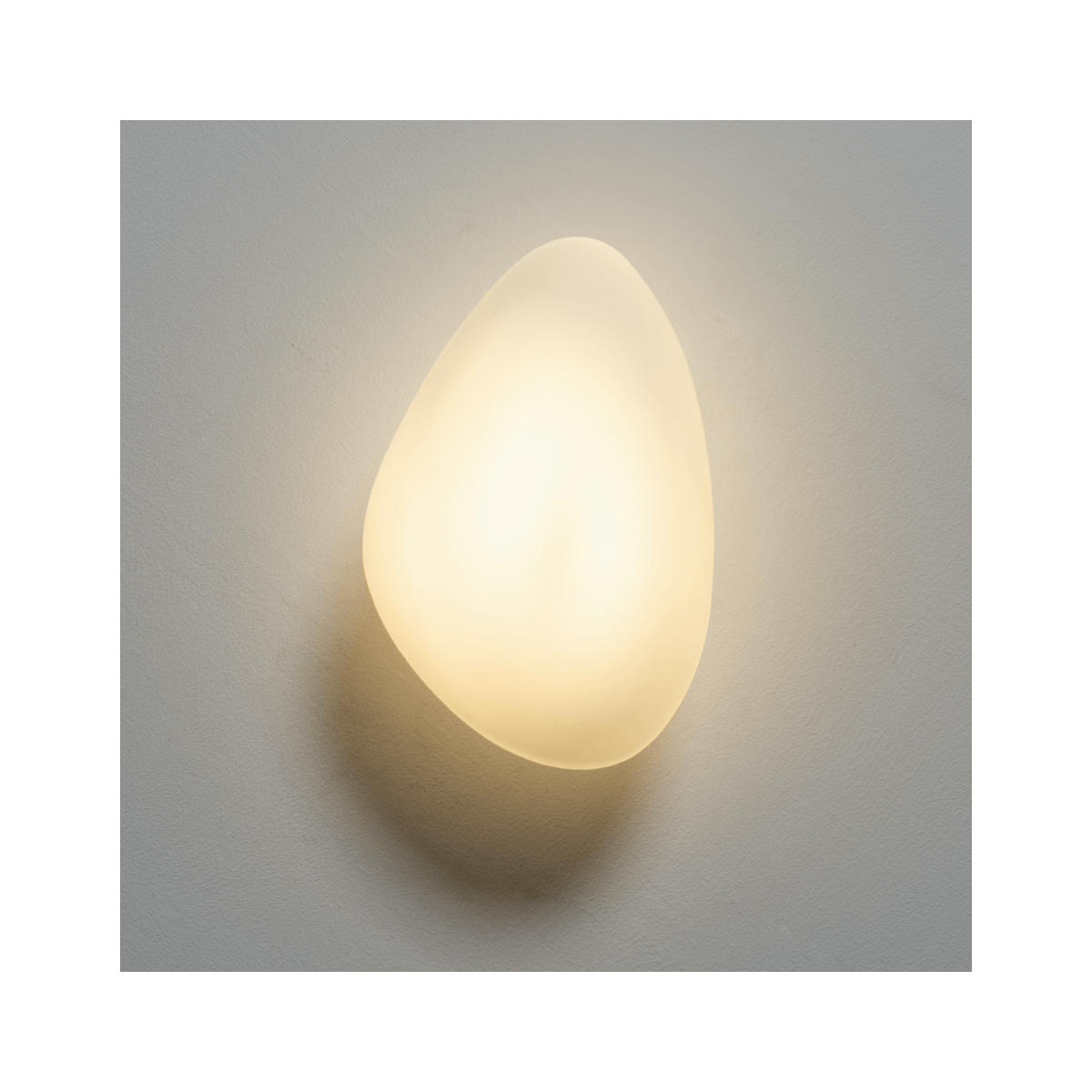 WANDLEUCHTE Veglia, Weiß, 25cm - Weiß, Glas (13/25/25cm) - KOSILUM