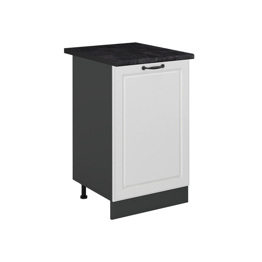 Vicco SPODNÍ SKŘÍŇKA KUCHYŇSKÉ LINKY R-Line, Bílý venkovský dům/Antracit, 50 cm pracovná doska antracitová
