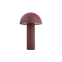 TISCHLAMPE Fuego 15/5/24 cm - Rot, Metall (15/5/24cm) - Leitmotiv