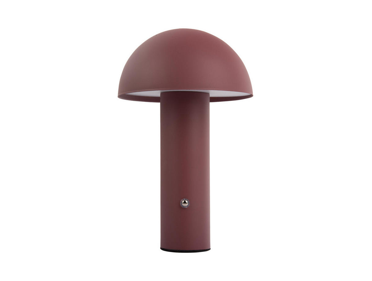 TISCHLAMPE Fuego 15/5/24 cm - Rot, Metall (15/5/24cm) - Leitmotiv