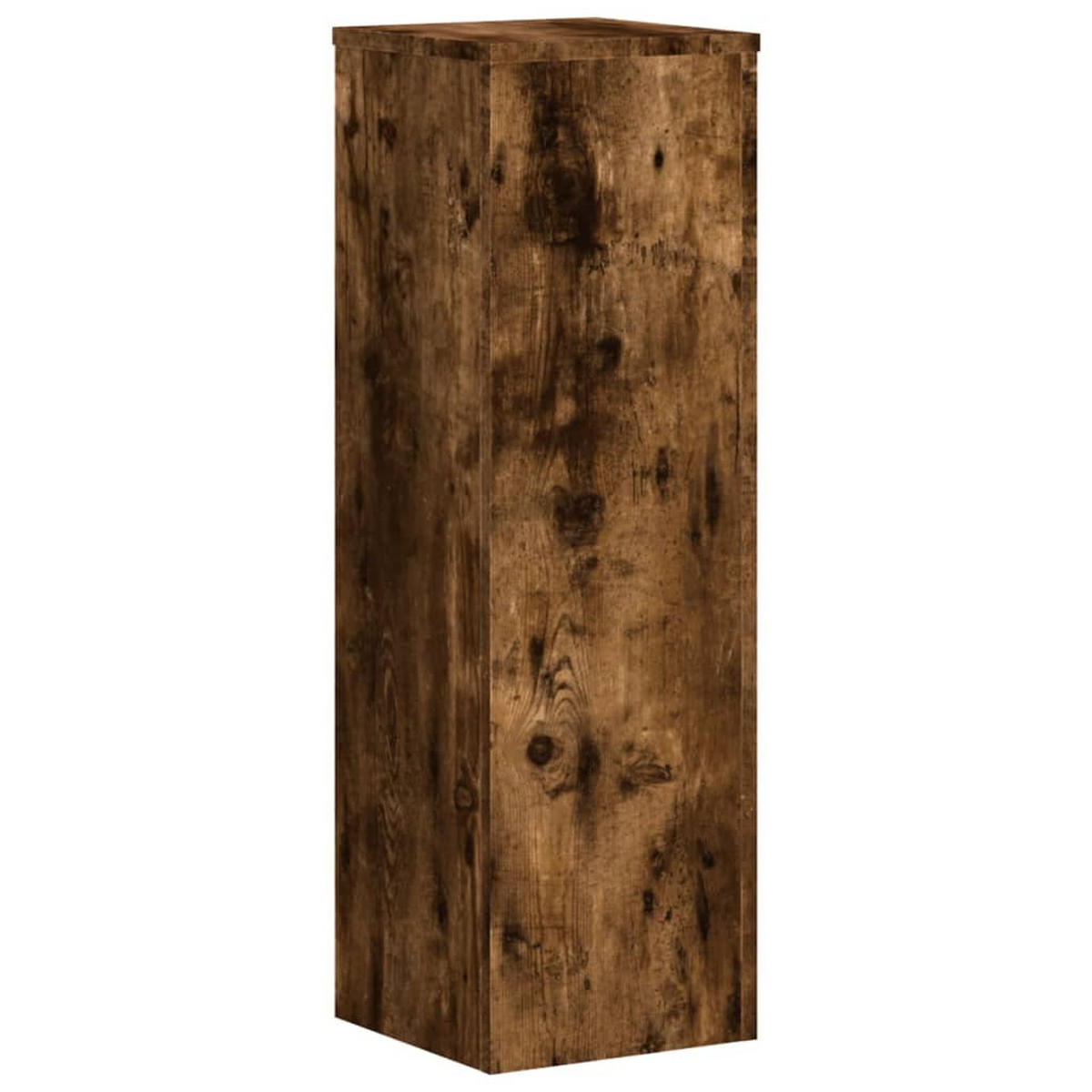PFLANZENSTÄNDER 2er Set Räuchereiche 25/25/80 Cm Holzwerkstoff - Braun, Holzwerkstoff (25/80/25cm) - vidaXL