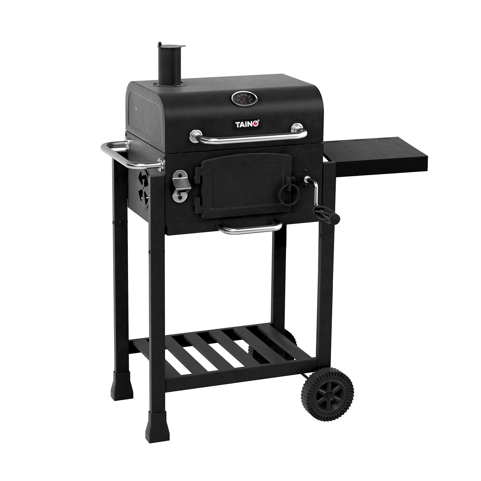 HOLZKOHLEGRILL HERO - Schwarz, Metall (87/108/57cm) - TAINO
