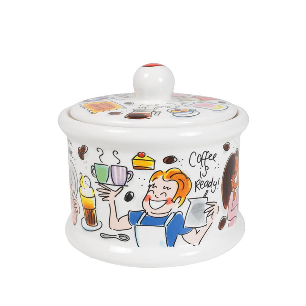 VORRATSDOSE Blond x Senseo Kaffeeliebhaber in Bunt - 13cm - Multicolor, Keramik (14/13/14.3cm) - Blond Amsterdam