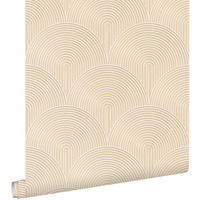 TAPETE 3D Muster 50 x 900 cm - Beige, Papier (50/900cm) - ESTAhome