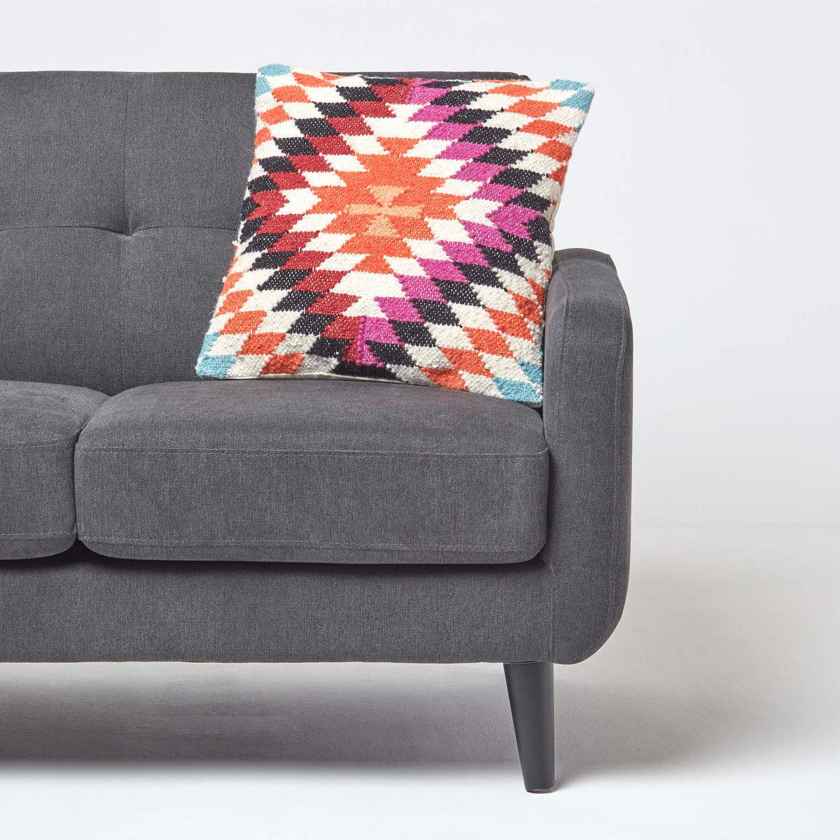 KELIM-KISSEN Manila 45/45 cm - Multicolor, Textil (45/45cm) - Homescapes