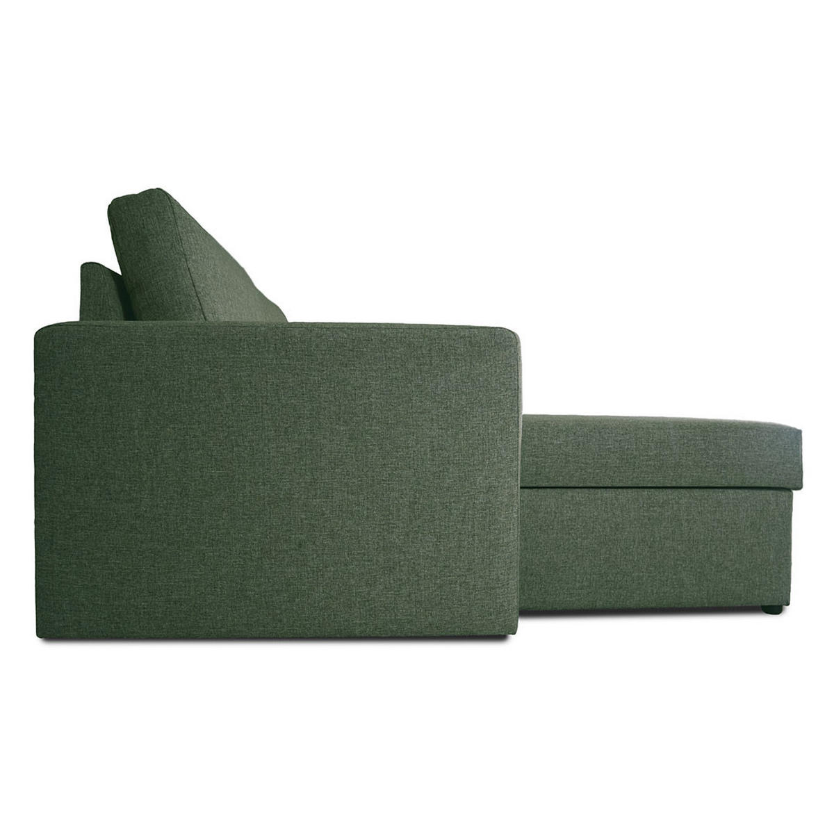 ECKSCHLAFSOFA grün - Grün, Textil (230/151cm) - ebuy24