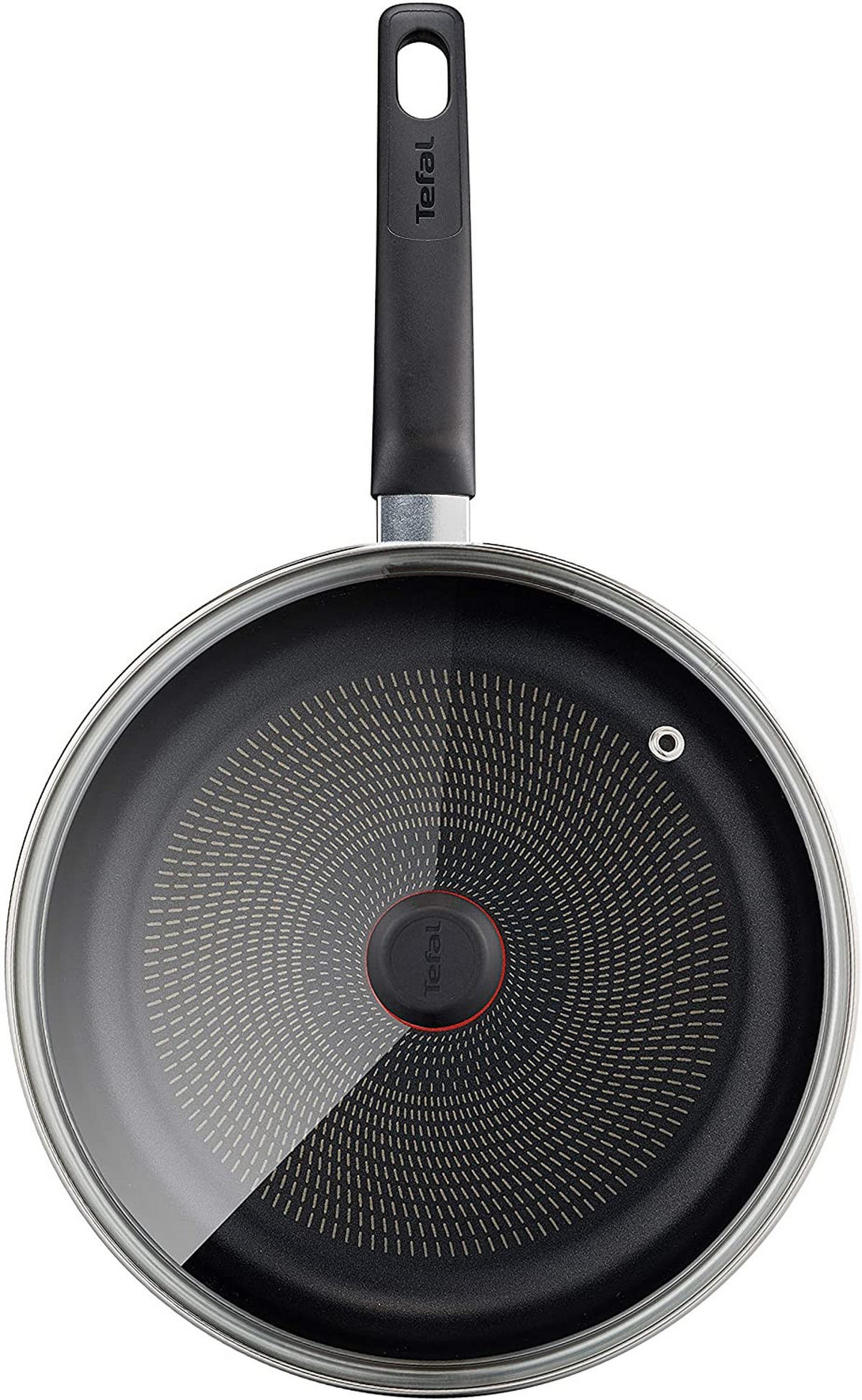 SCHMORPFANNE B30932 Invissia Schwarz 24cm - Schwarz, Keramik/Metall (24cm) - Tefal