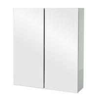 SPIEGELSCHRANK B19B Hochglanz Grau - Grau, Holz (60/70/16cm) - MCW