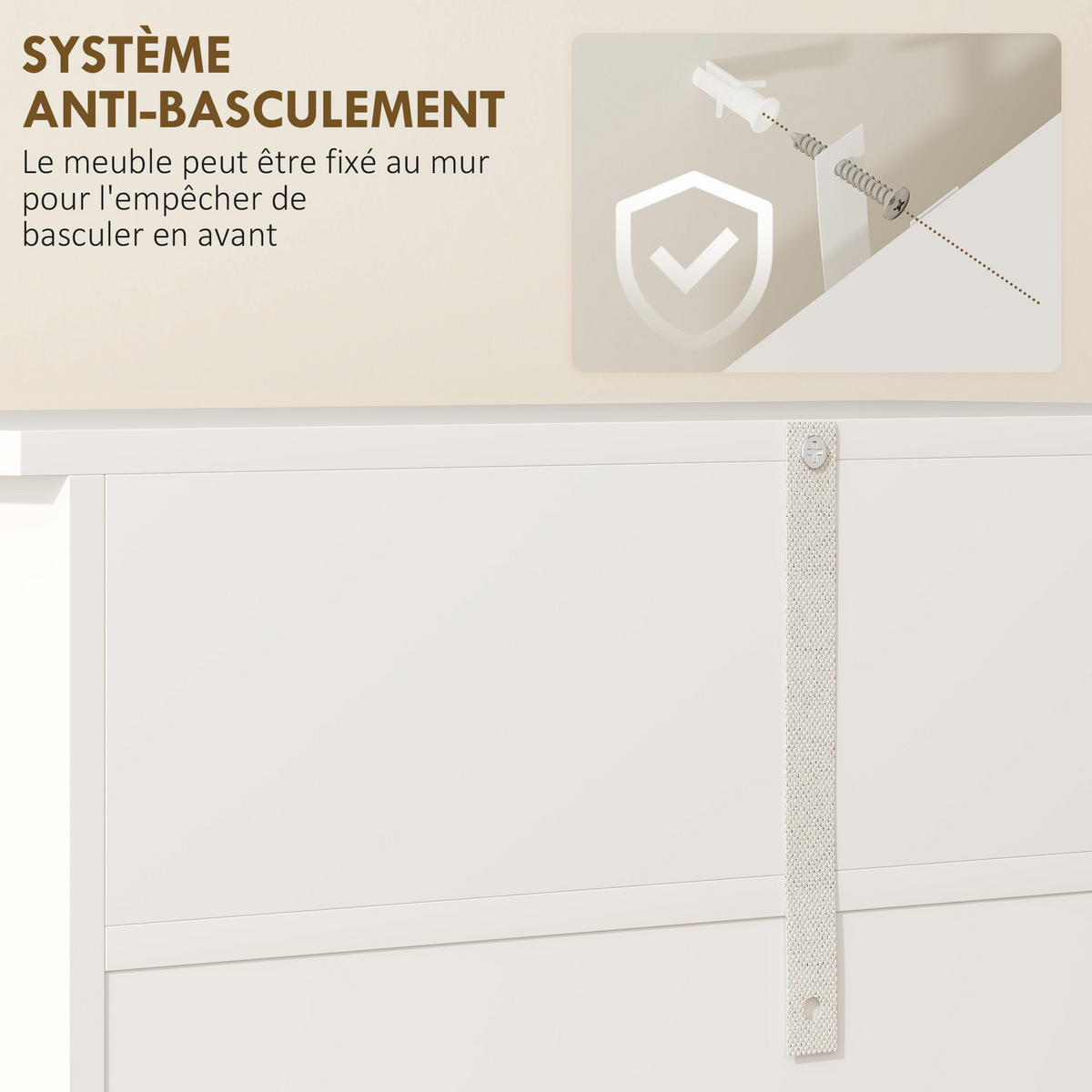 MIDISCHRANK DE-17353 Weiß - Weiß, Holzwerkstoff (30/75/60cm) - ComfortXL