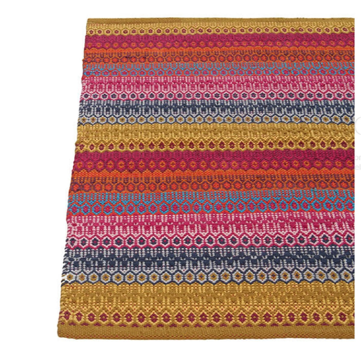 TEPPICH Moderner für Wohn- und Schlafzimmer DAKAR Mehrfarbig 60 x 90 cm - Multicolor, Naturmaterialien (60/90cm) - Novatrend