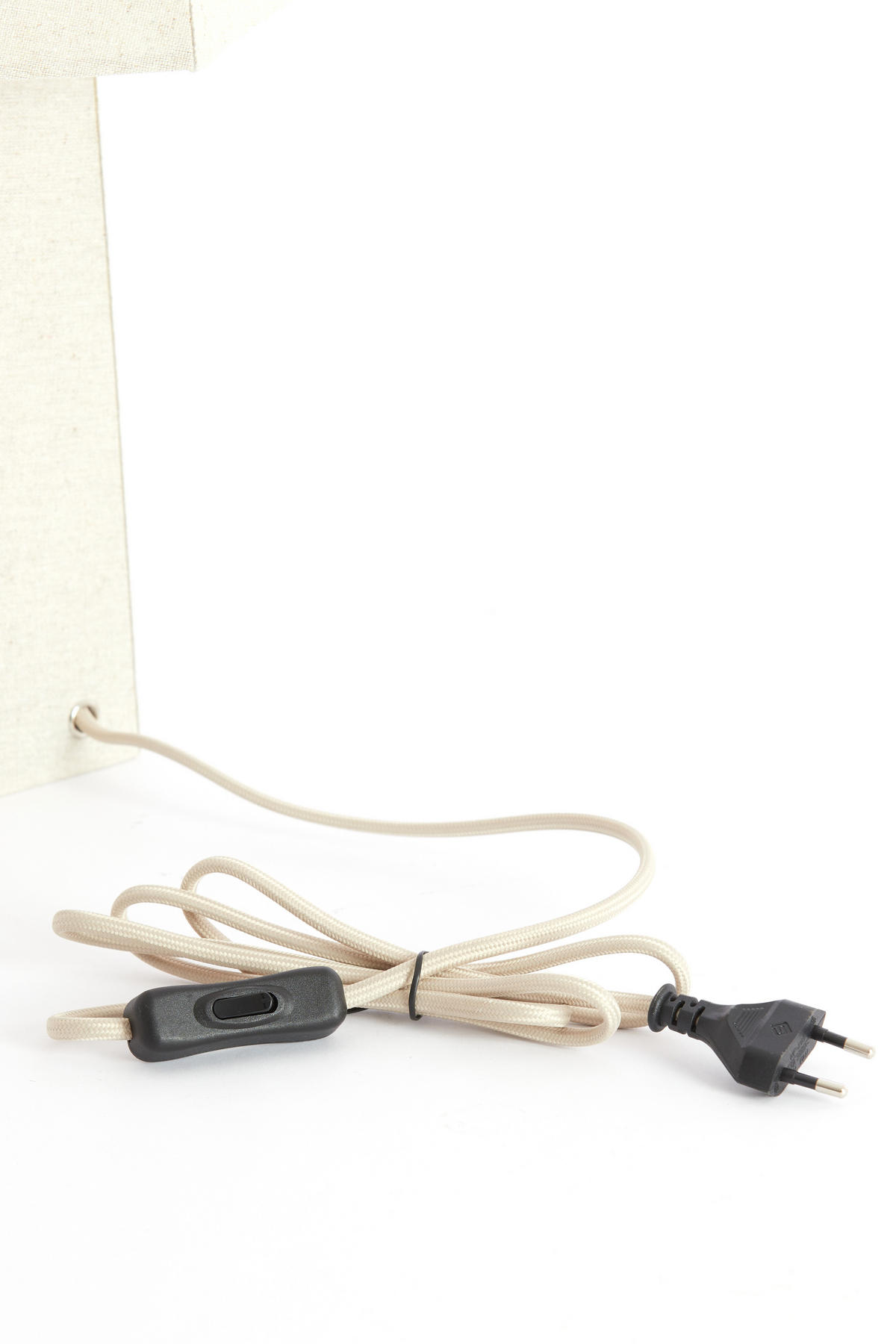 TISCHLAMPE Musabo Braun 25/25/49 cm - Braun, Textil (25/25/49cm) - Light & Living