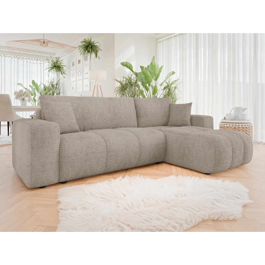 Thumbnail - Mirjan24 Ecksofa, Braun, Textil, 5-Sitzer, L-Form,L-Form, 244x145 cm, Wohnzimmer, Sofas & Couches, Wohnlandschaften, Eck...