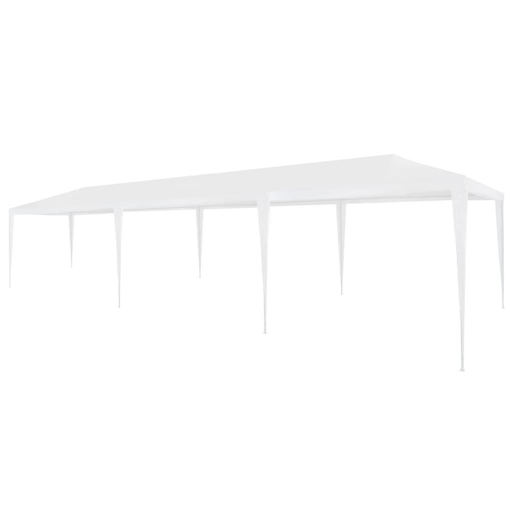 PARTYZELT 3/9 M Pe Weiss - Weiß, Kunststoff (300/255/900cm) - vidaXL