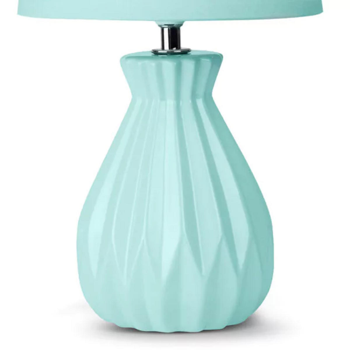 TISCHLAMPE SOTER 2-er Set, Mint - Mintgrün, Keramik/Textil (18/18/35cm) - KONSIMO®