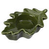 TEELICHHALTER Eichenblatt - Grün, Keramik (12/3cm) - Home Styling Collection