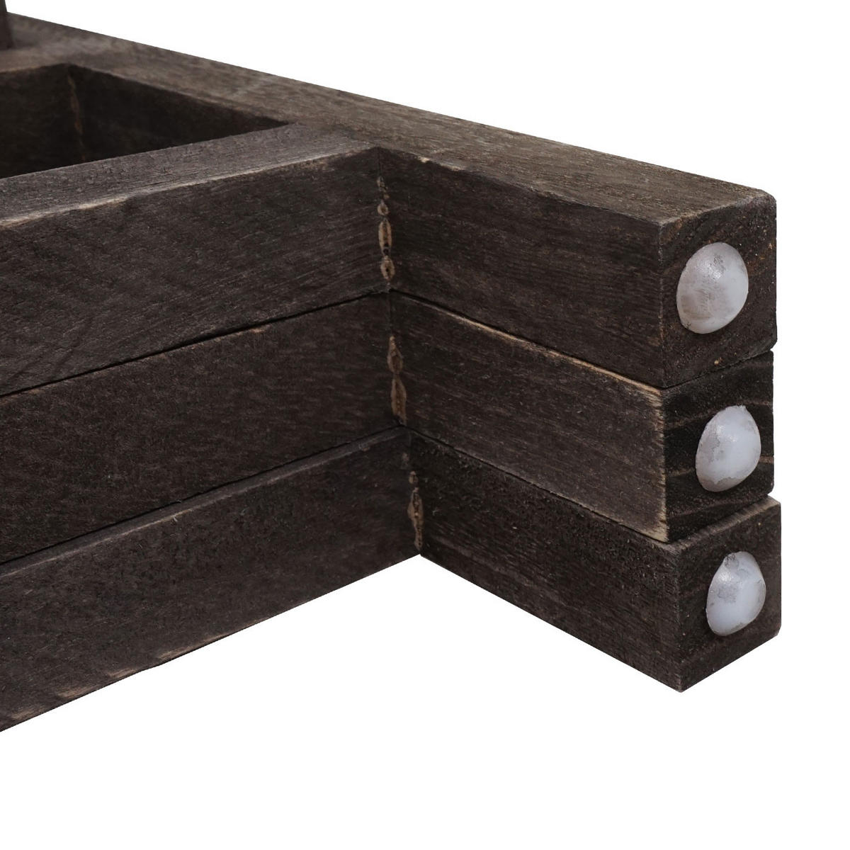 PFLANZREGAL STANDREGAL Grau, Braun - Braun/Grau, Holz (108/65/15cm) - MCW