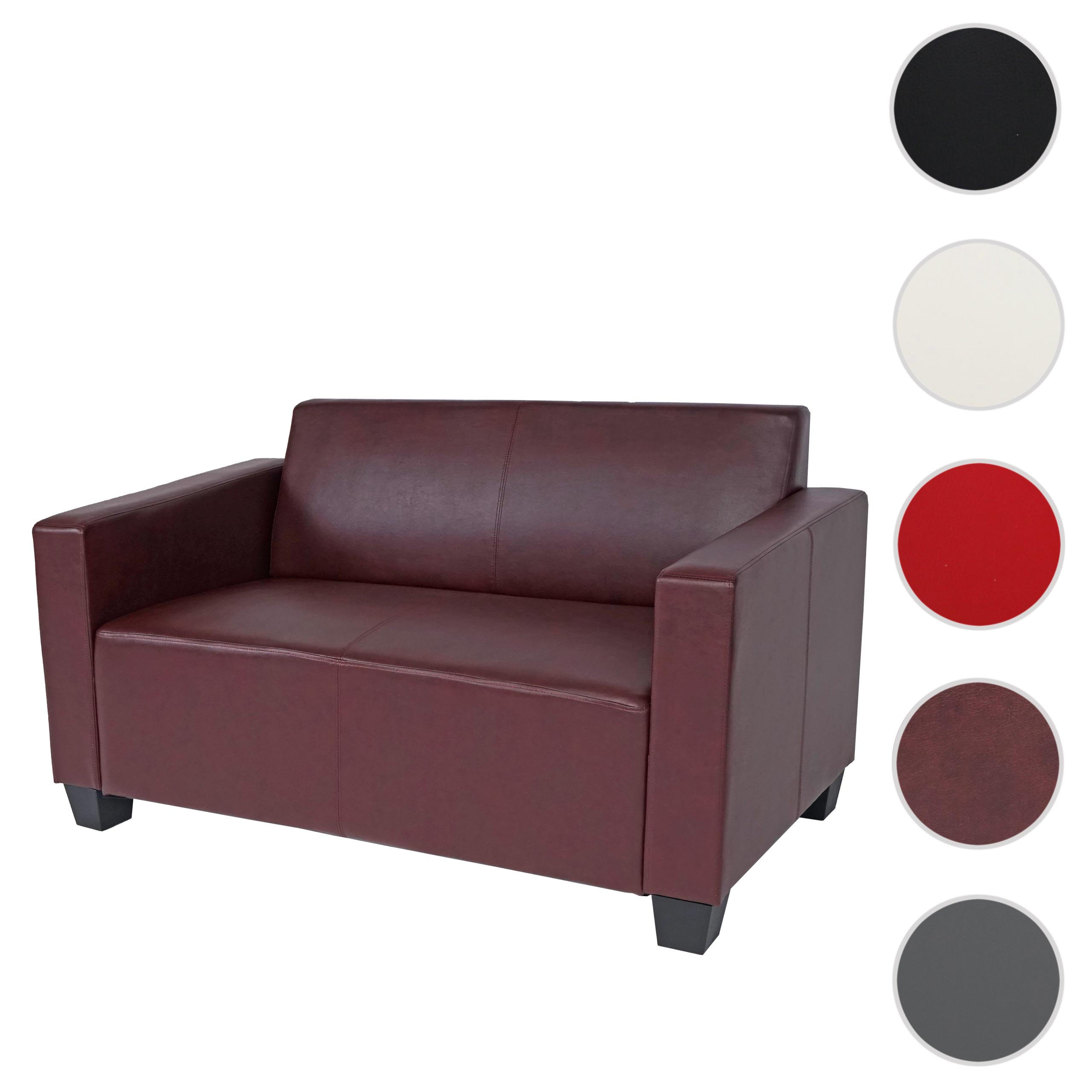 2-SITZER SOFA Rotbraun - Rotbraun, Textil (136/76/72cm) - MCW