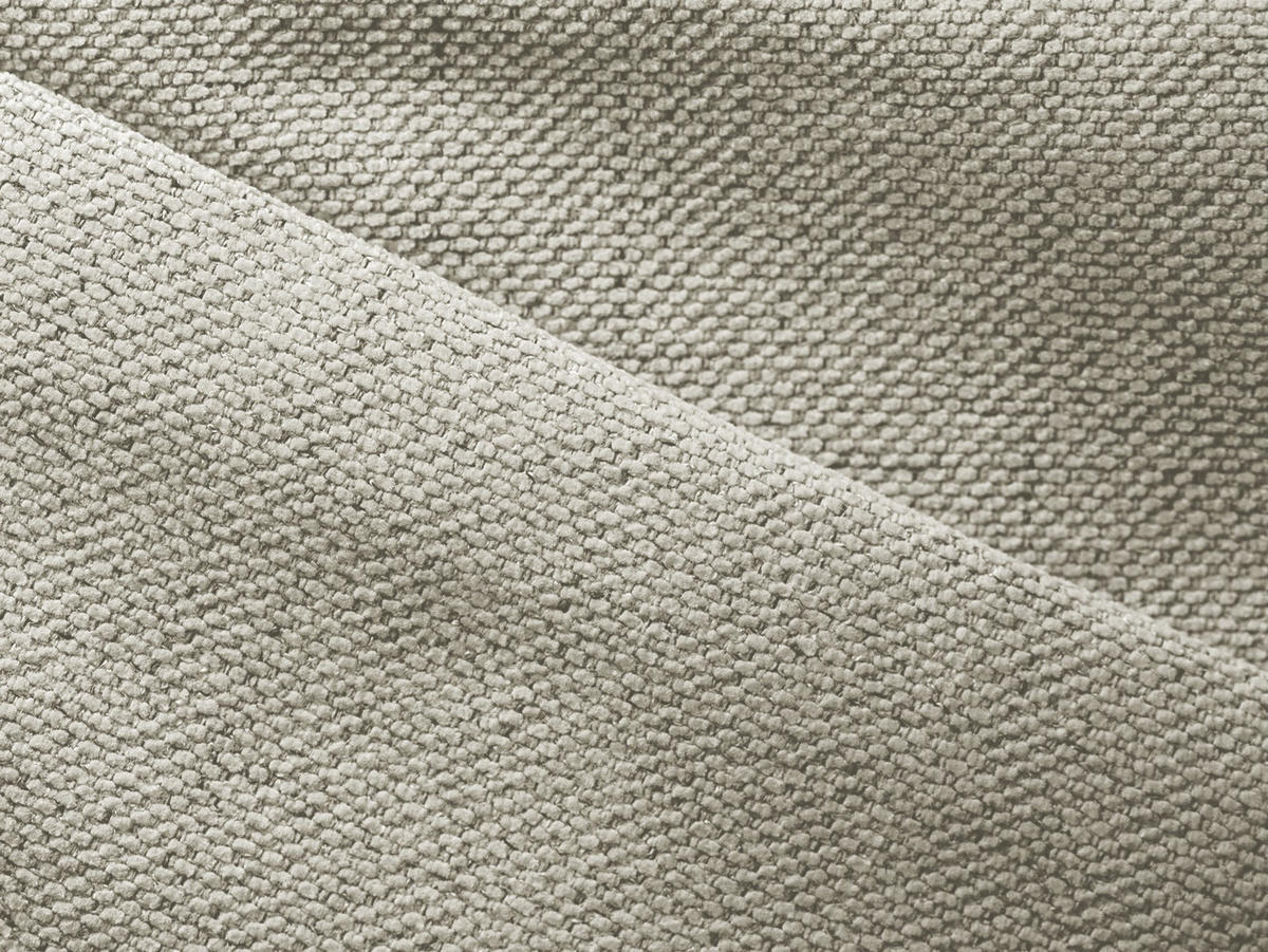 WOHNLANDSCHAFT Strukturstoff Stoff Beige - Beige/Creme, Kunststoff/Textil (404/80/167cm) - Makamii