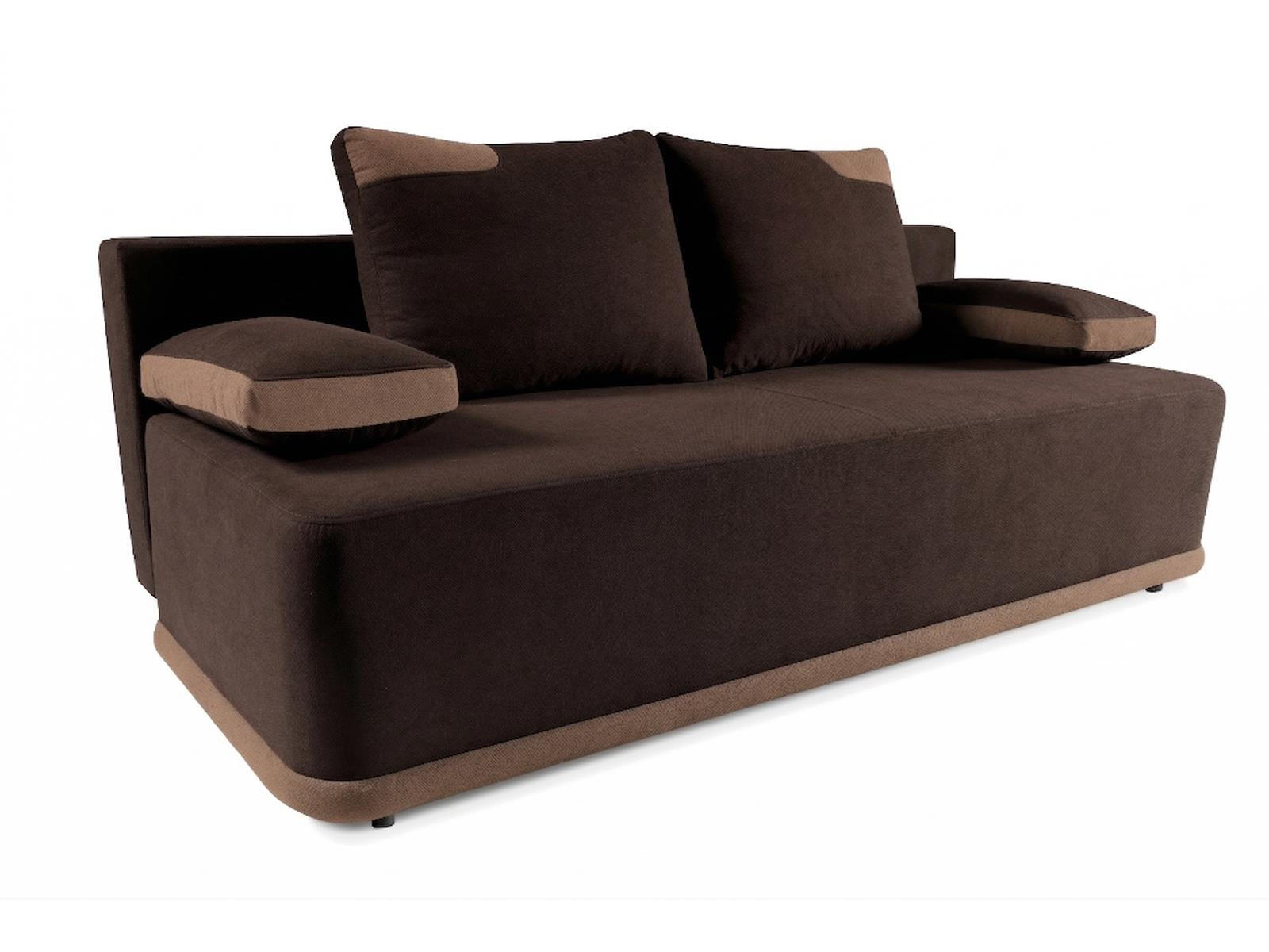 SOFA Blackers Braun, mit Schlaffunktion und Bettkasten - Braun, Holzwerkstoff (200/93/98cm)