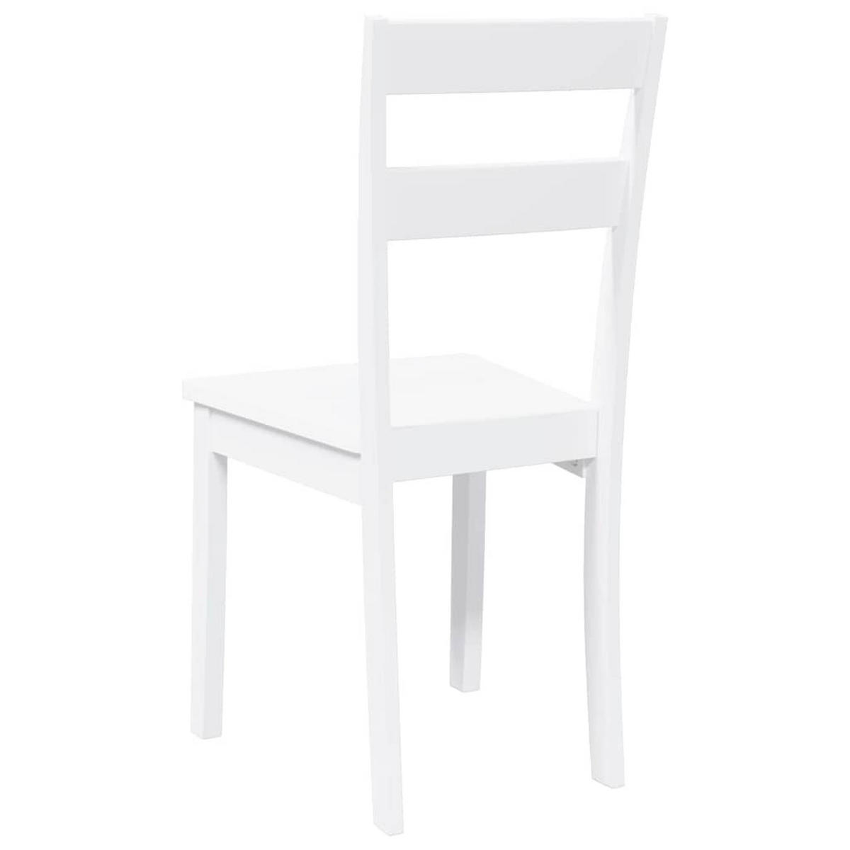 STUHL-SET 2 Stk Ulmenhain 40/89/48 cm - Weiß, Holz (40/89/48cm) - ZMH