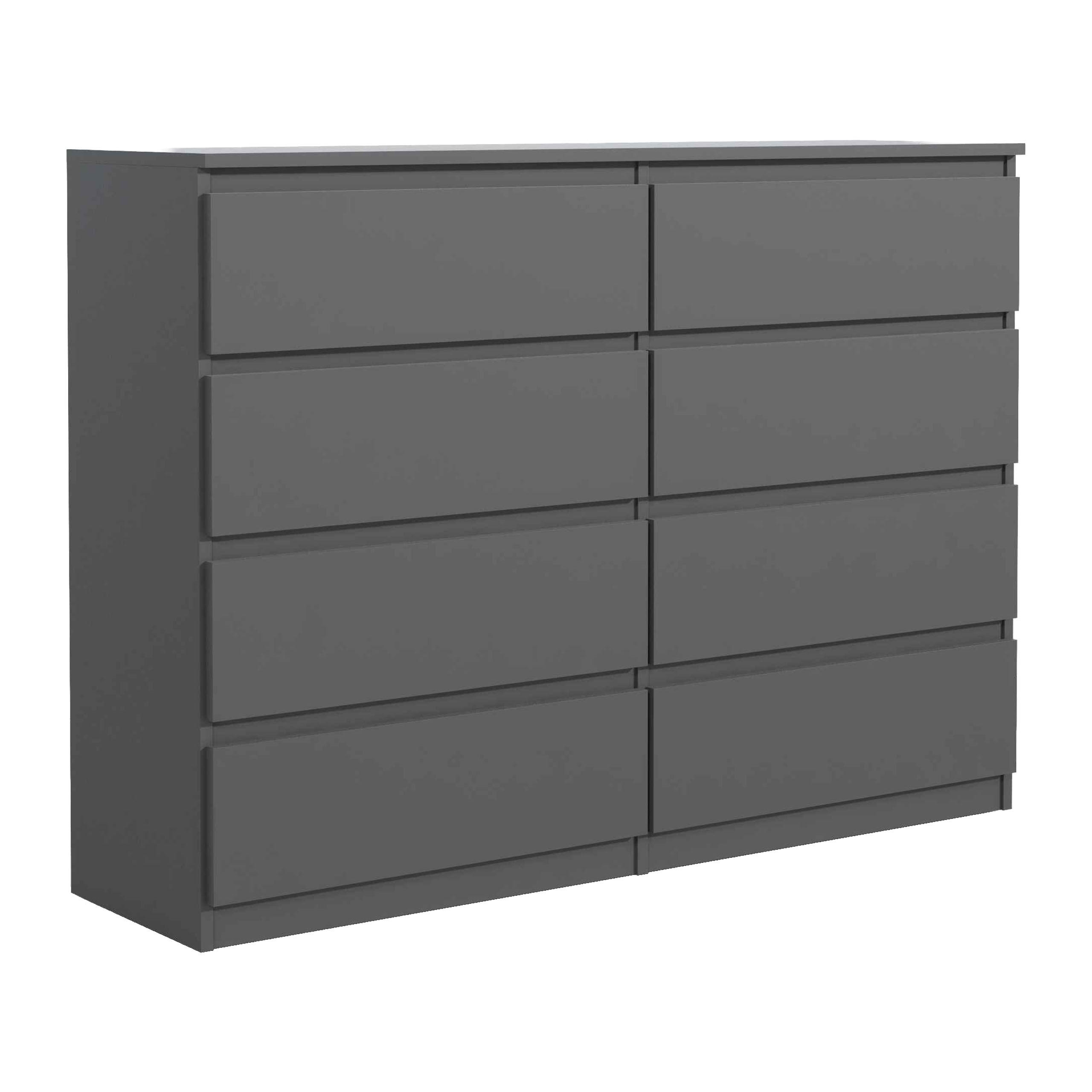 Masseno Kommode Anthrazit 120x101.5x39 cm