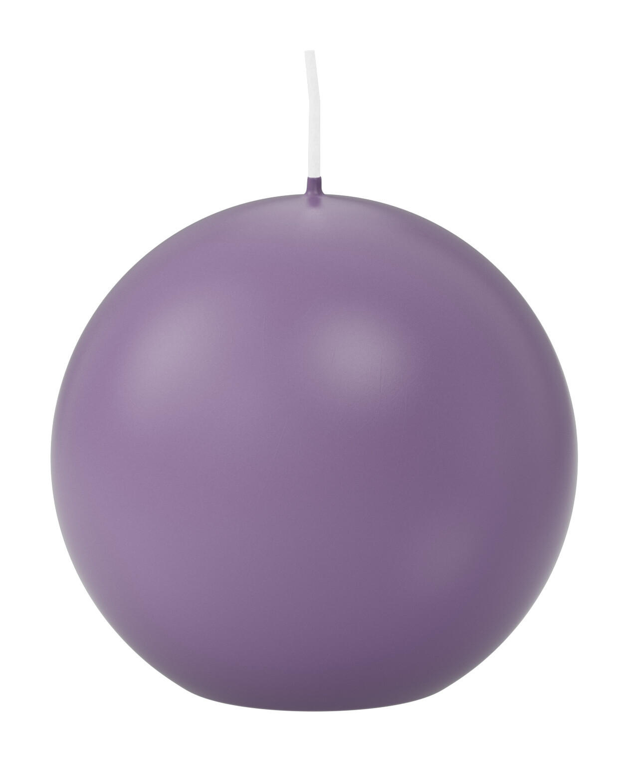 KUGELKERZEN Mauve Lila Ø 70 mm, 12 Stück - Mauve, Paraffin (7/7/7cm) - Wiedemann Kerzen