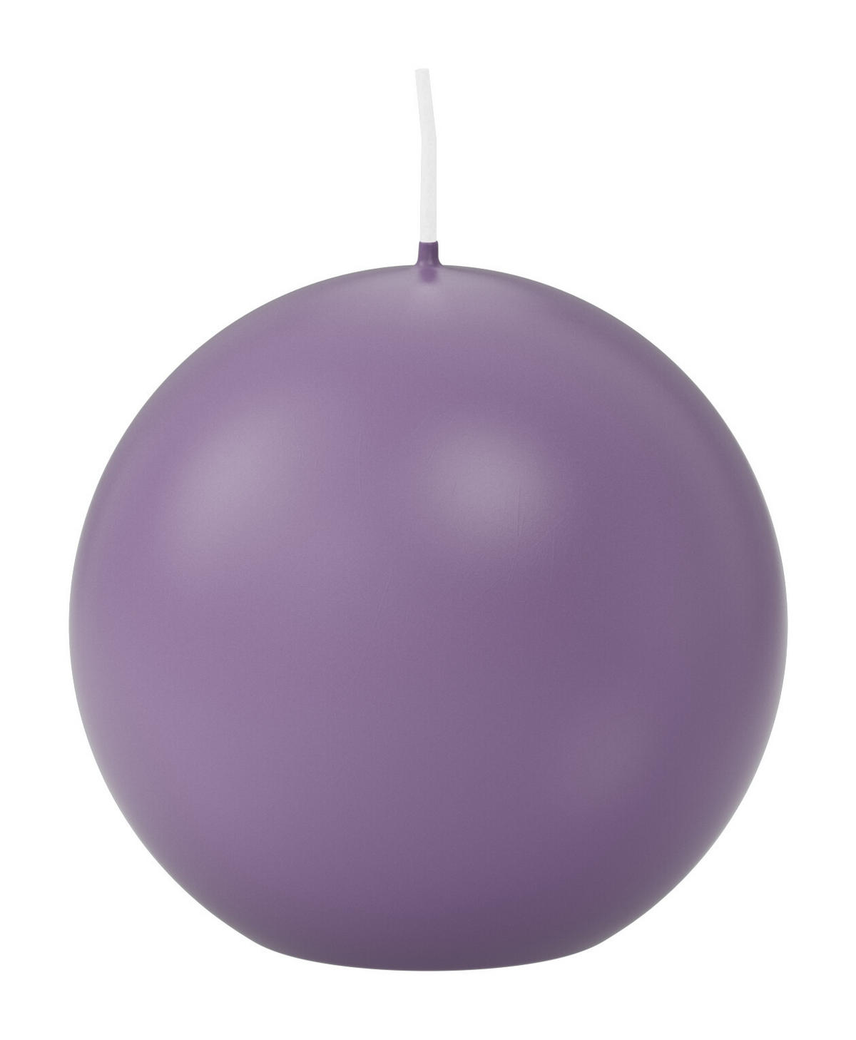 KUGELKERZEN Mauve Lila Ø 70 mm, 12 Stück - Mauve, Paraffin (7/7/7cm) - Wiedemann Kerzen