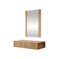 SCHMINKTISCH Vamos - Braun, Holzwerkstoff (80/17/42cm) - MIRJAN24