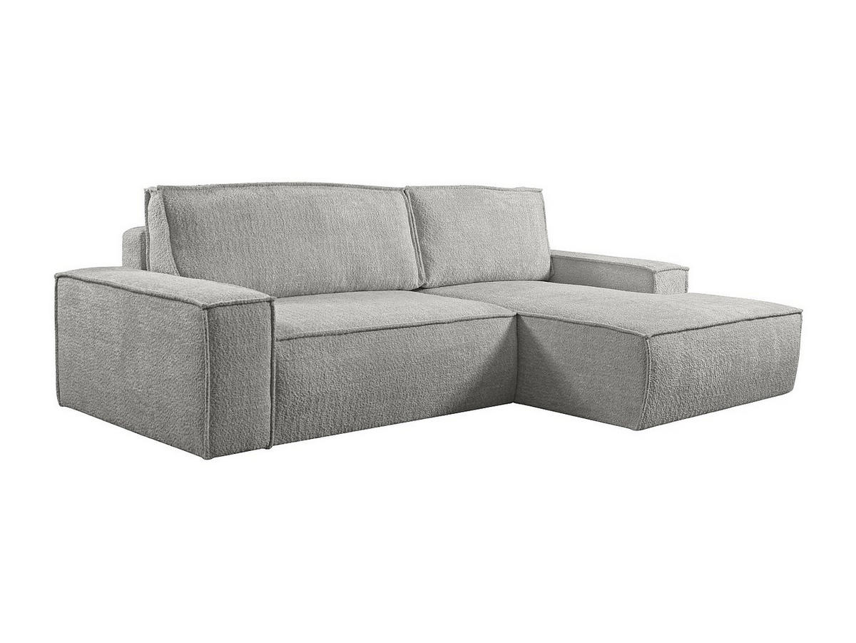 SCHLAFSOFA - 4 Personen - Stoff - Grau - - Grau, Textil (267/85/167cm) - Vente-Unique