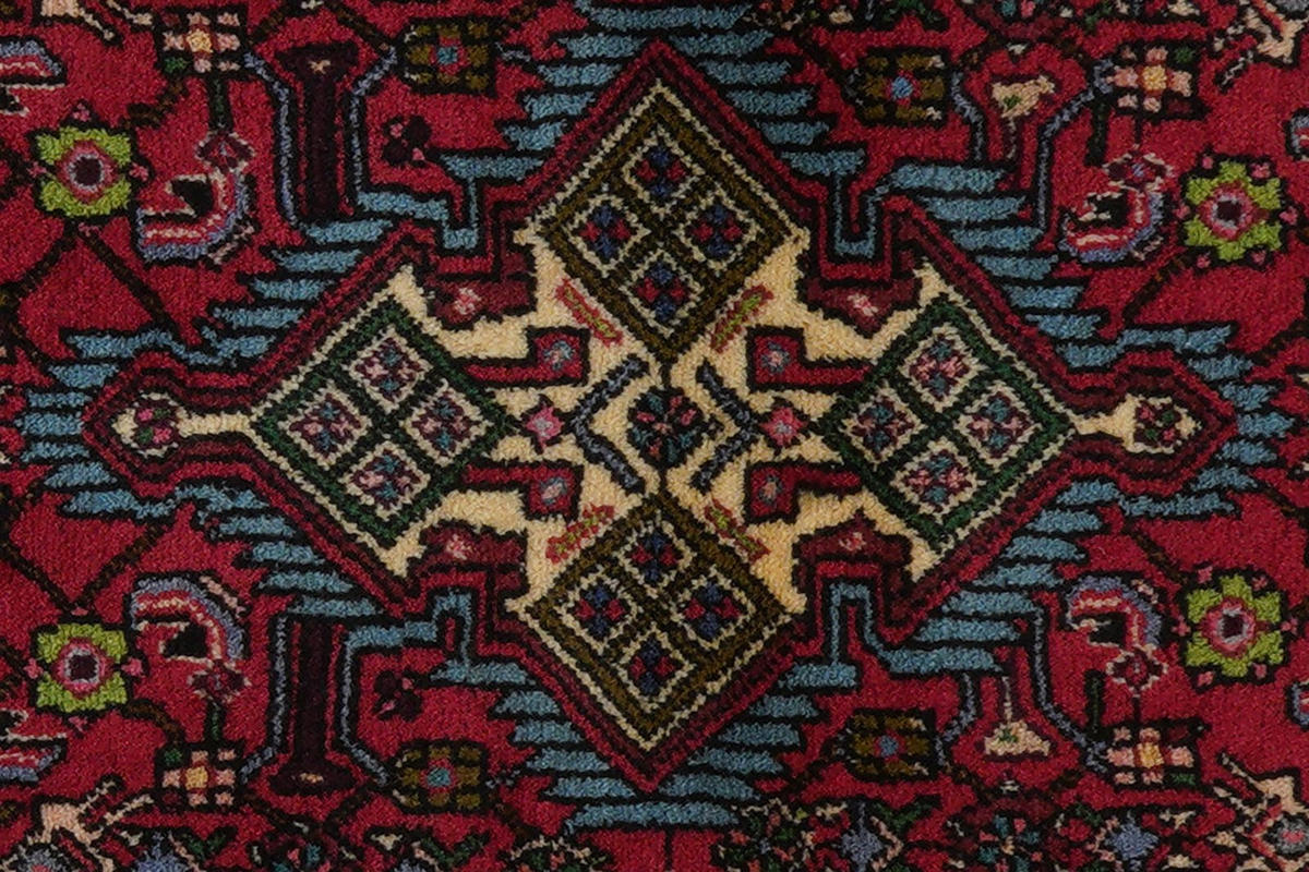 ORIENTTEPPICH handgeknüpft Assadabad Rot 131/77 cm Schurwolle - Rot, Textil (77/131cm) - Looma