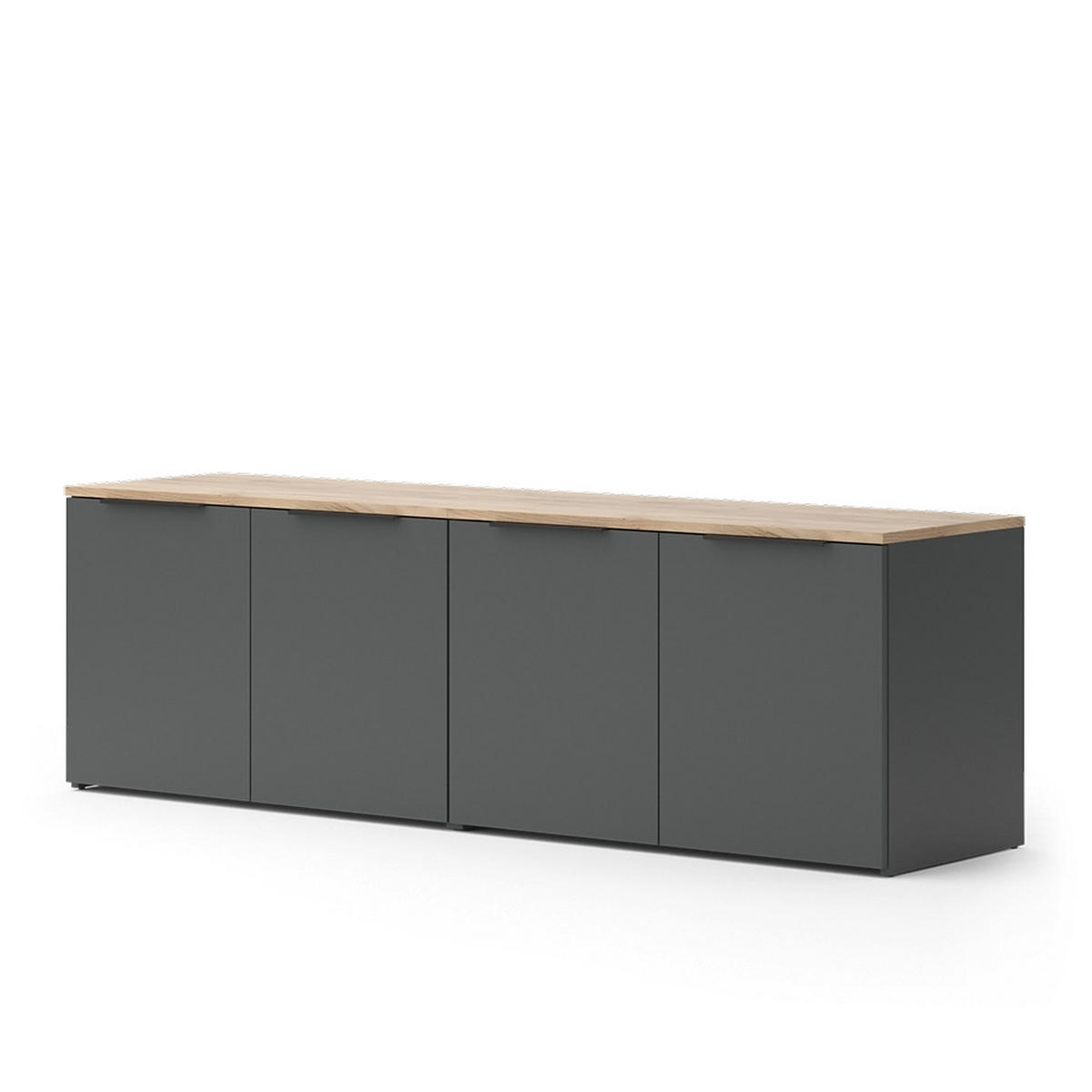 NÁSTĚNNÁ SKŘÍŇKA Wido Antracit - Sonoma dub/antracitová, kompozitní dřevo (80/50/40cm) - Vicco