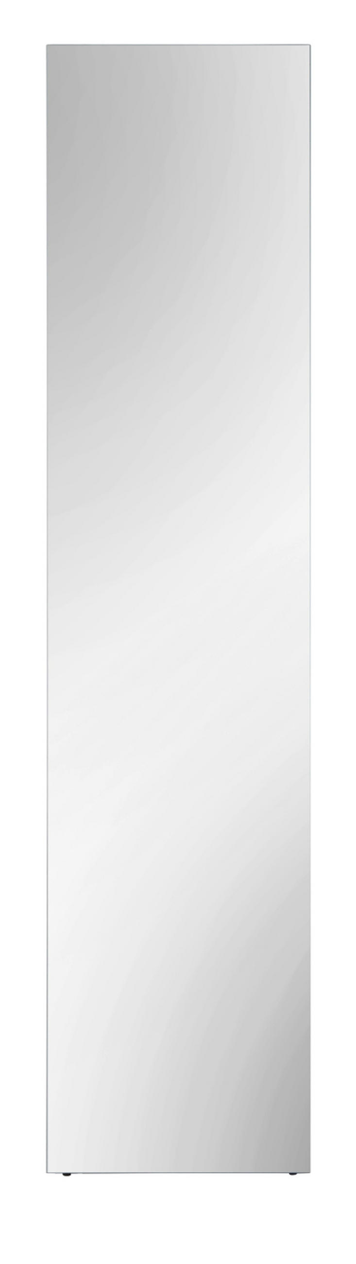 GARDEROBE in Evoke Eiche Kompaktgarderobe mit Spiegel 50 x 200 cm Center - Eichefarben/Schwarz, Glas/Holzwerkstoff (50/200/30cm) - Furn.Design