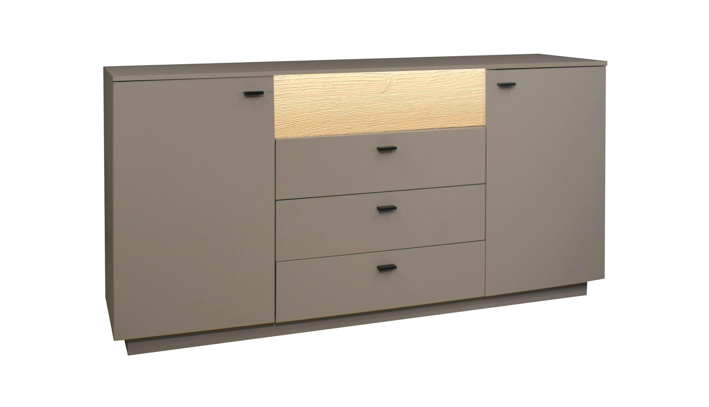 XXXLutz Sideboard Grau 192x92x45 cm