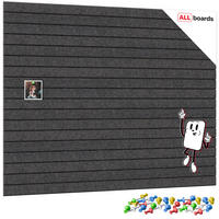 FILZ-WANDPANEELE 120x90 cm dunkelgrau - Dunkelgrau, Textil (120/90/1cm) - ALLboards