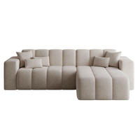 ECKSOFA Nork Beige Rechts - Beige, Holz/Textil (265/180cm) - Graingold