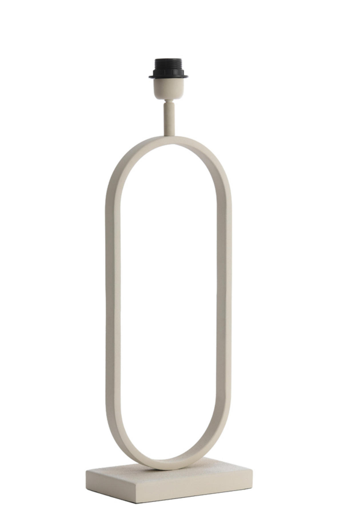 LAMPENFUSS Jamiri Weiß 20/13/55 cm - Weiß, Metall (20/13/55cm) - Light & Living