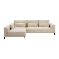 SOFA ohne Schlafmöglichkeit - 5 Personen - Stoff - Beige - - Beige, Textil (280/84/172cm) - Vente-Unique