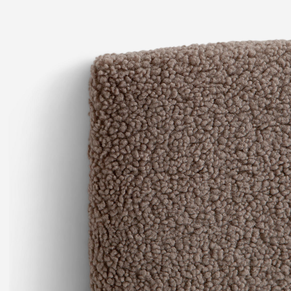 KOPFTEIL Gepolstertes Teddy-Stoff Braun 145/52/3 cm PANDA - Braun, Textil (145/52/3cm) - RNT By Really Nice Things