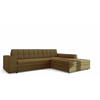 ECKSOFA Lusaka Mit Schlaffunktion - Gelb, Holzwerkstoff/Textil (198/292cm) - Fun Möbel