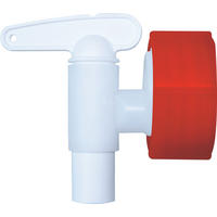 AUSLAUFHAHN NW 15, rot passend für GRAF Universal-Fass - Rot, Kunststoff (5.5/8.5/8cm) - GRAF