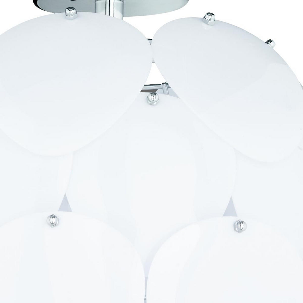 LED DECKENLEUCHTE Kugel Silber - Silberfarben, Metall (40/40/40cm)