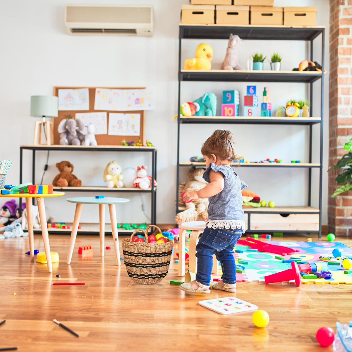 3XAUFBEWAHRUNGSKORB - Hellbraun, Textil (35/35/35cm) - Relaxdays