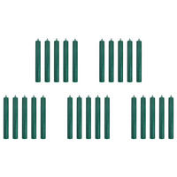 STABKERZE (25er Set) Rainbow - Dunkelgrün, Paraffin (2.2/18/2.2cm) - Butlers