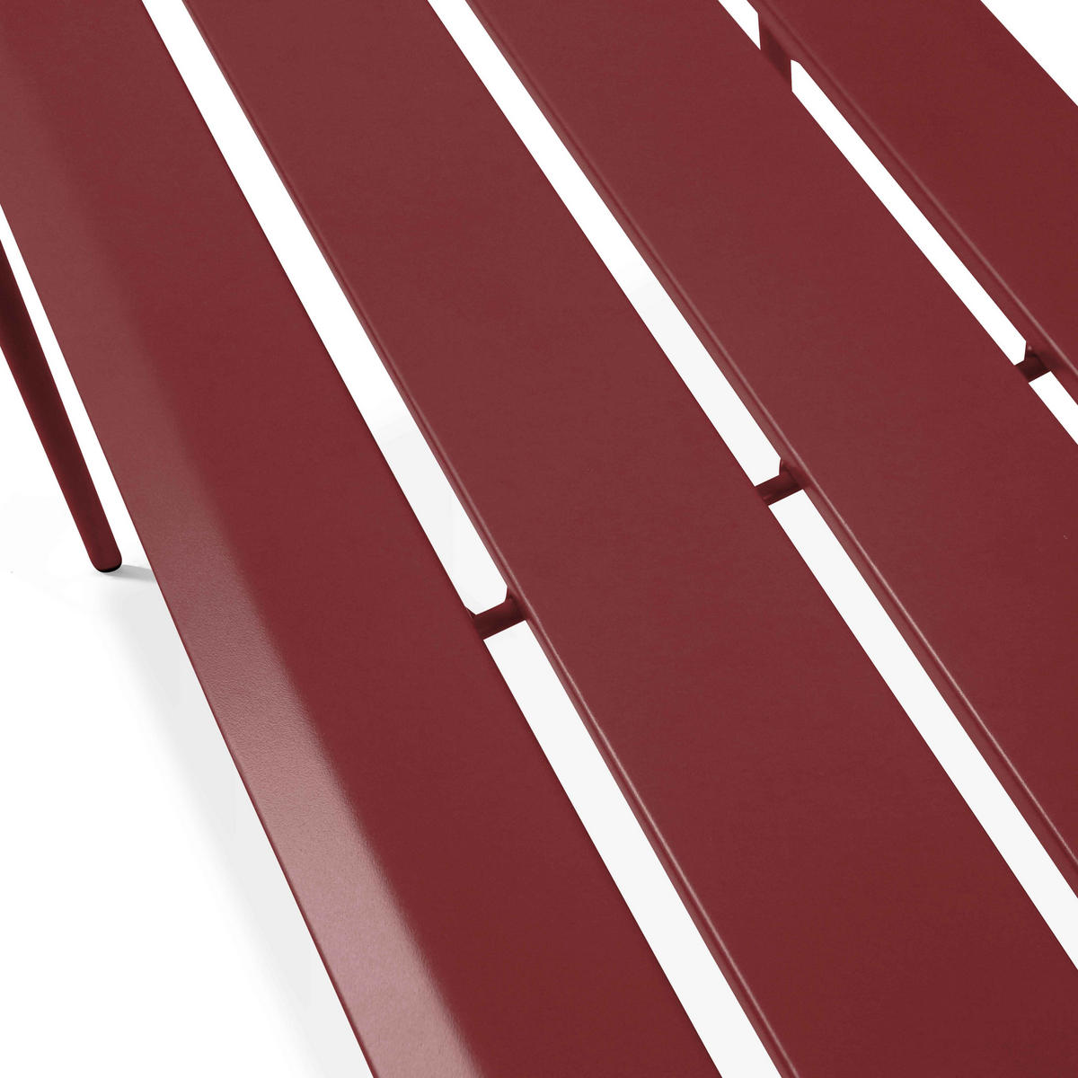 GARTENBANK, Lila - Lila, Metall (52/46/120cm) - Oviala