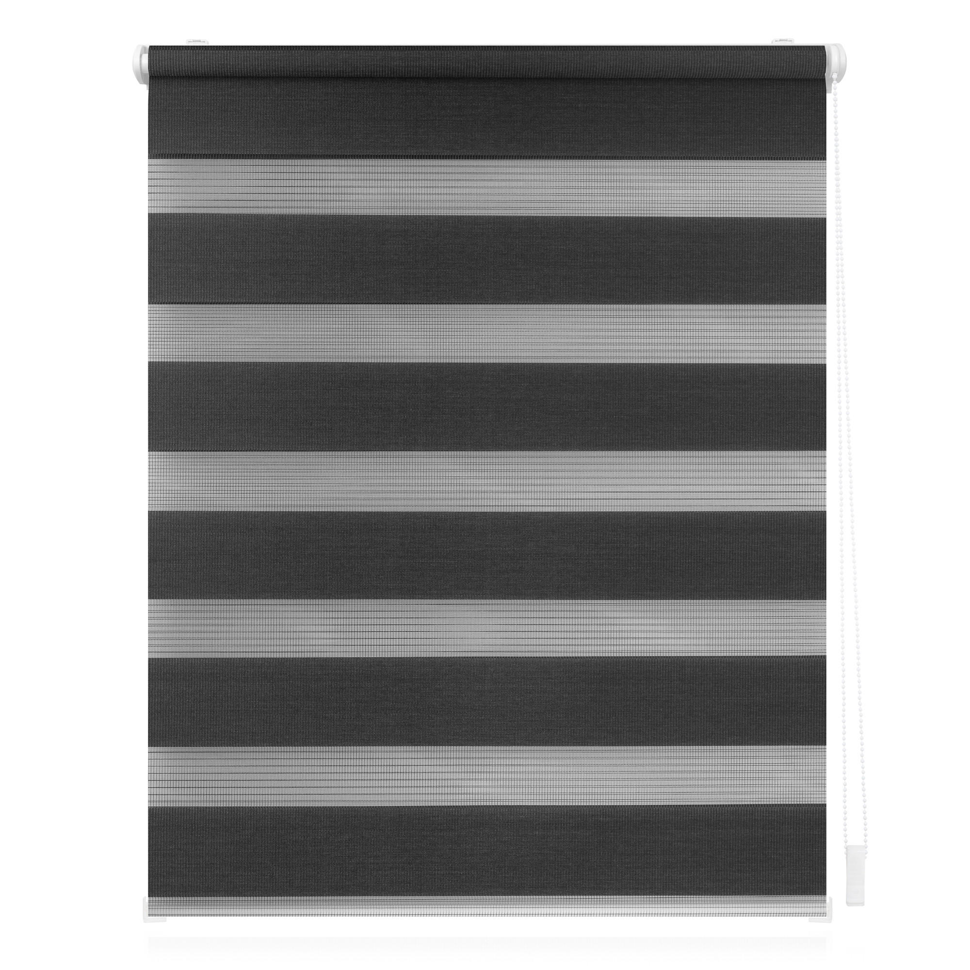 DUO ROLLO KLEMMFIX, OHNE BOHREN - Anthrazit, Kunststoff (100/150cm) - Lichtblick Original